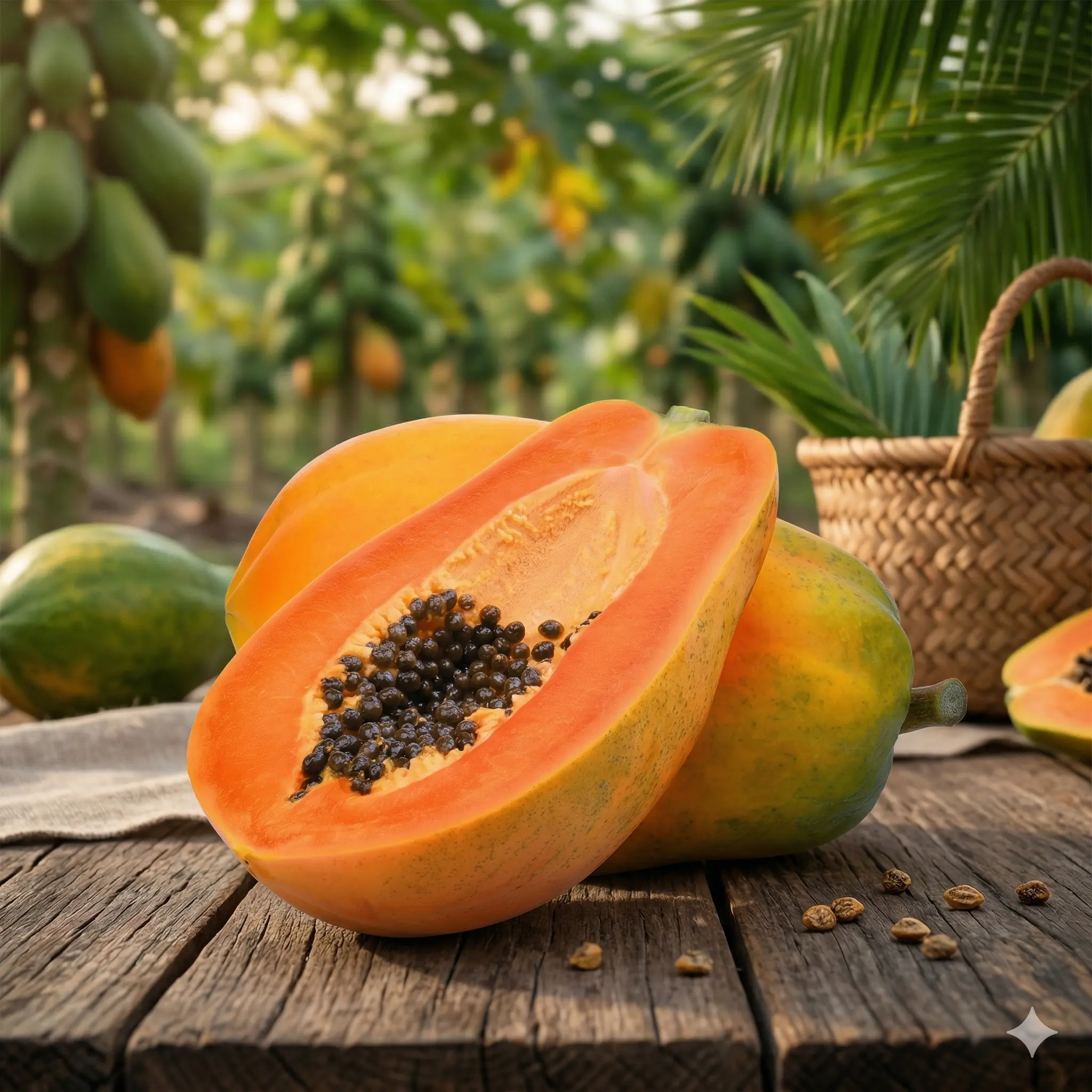 Fresh Papaya Container